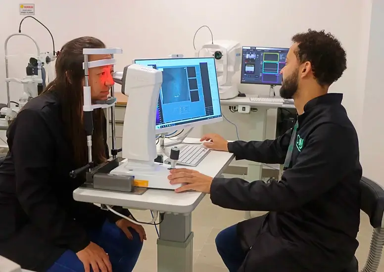 exame oftalmológico